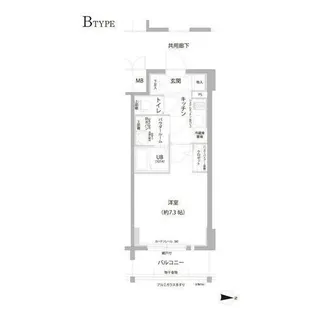 エスリード大須アヴェニュー【2階】の間取り