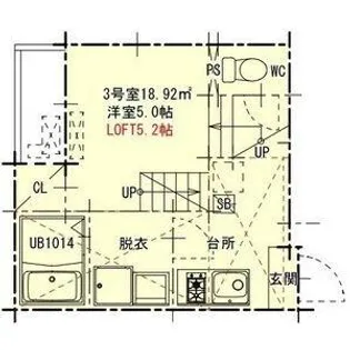 ハーモニーテラス山田Ⅱ【1階】の間取り