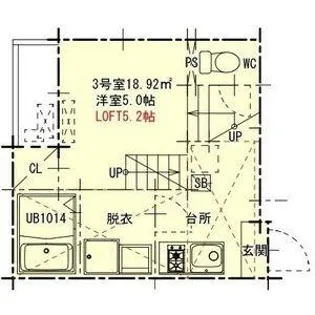 ハーモニーテラス山田【1階】の間取り