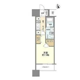 フレールコート東別院【4階】の間取り