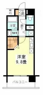 レジデンス本町靭公園【15階】の間取り