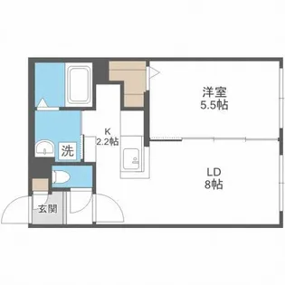 グラッセ【2階】の間取り