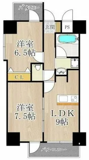 BGC難波タワー【4階】の間取り