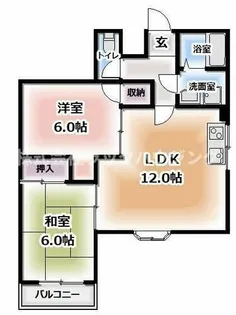 コーポ大東【3階】の間取り