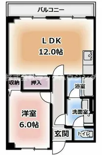 大阪府門真市殿島町【マンション】の間取り