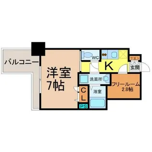 プレサンス錦プレミアム【11階】の間取り