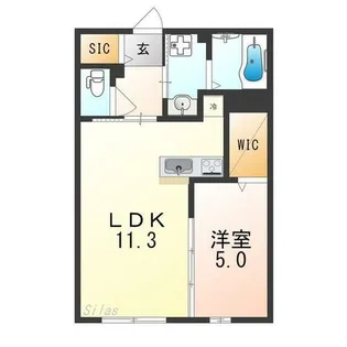 La Esperanza【2階】の間取り