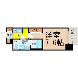 S-RESIDENCE堀田【13階】の間取り