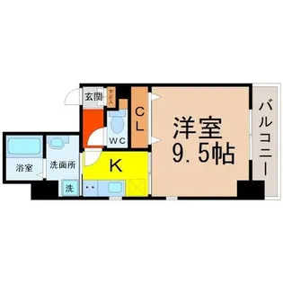 ウイステリア【5階】の間取り