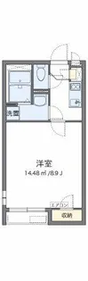 クレイノアペルト泉佐野Ⅱ【201号室】の間取り