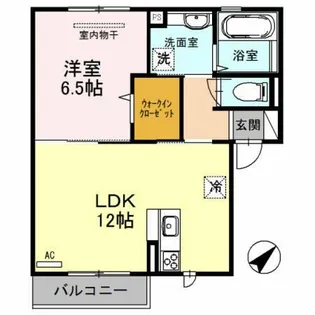グリュック ハイム【2階】の間取り