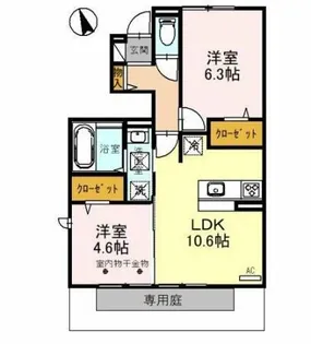 T-room【1階】の間取り