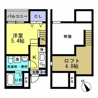 NOBLE【1階】の間取り