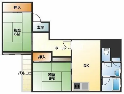 AREA伏虎【3階】の間取り