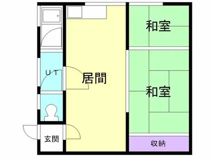高野アパート【102号室】の間取り