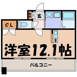 ランドハウス浄心【9階】の間取り