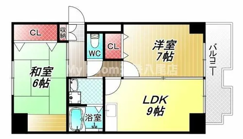 トリニティ加美東【7階】の間取り