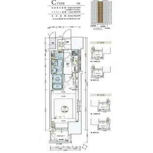 エステムコート名古屋今池アーバンゲート【2階】の間取り