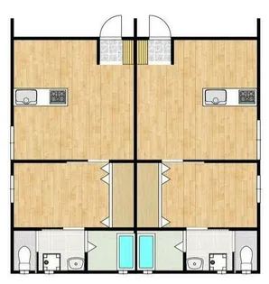 オレンジベース広畑北野【1階】の間取り