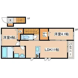 Gran Village御着【2階】の間取り