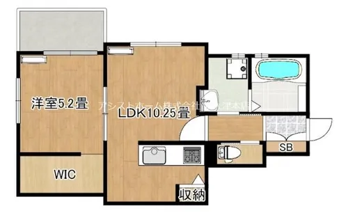 Fテラス和泉中央唐国町【2階】の間取り