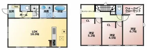 愛知県田原市赤羽根町中瀬古【一戸建】の間取り