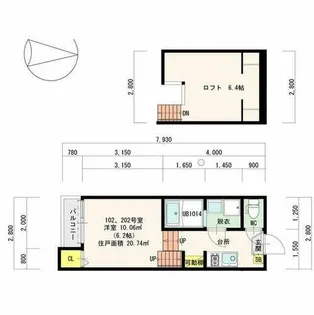 グランディⅢ【1階】の間取り