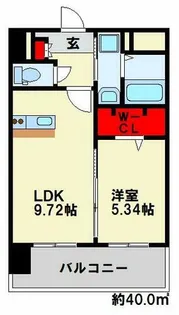 THE SQUARE Glory Residence【11階】の間取り