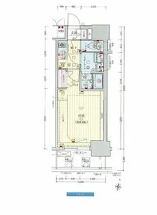 プレサンス梅田【3階】の間取り