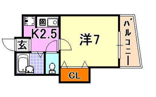 シャトル・K【4階】の間取り