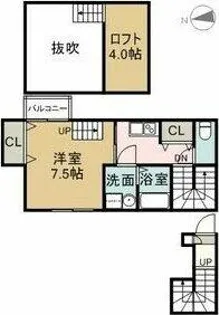 ピースジョイ(PEACE JOY)【2階】の間取り