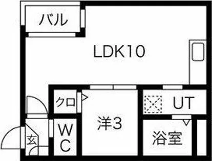 Warren juichiyaⅡ【1階】の間取り