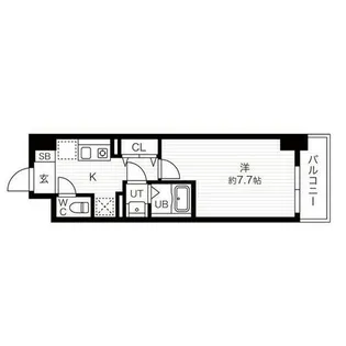 Westland白鷺【6階】の間取り