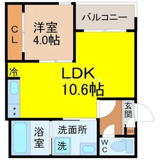 REGALEST 荒畑【3階】の間取り