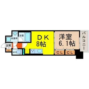 TwinOwls(ツインアウルズ)【4階】の間取り