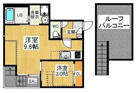 GRANDTIC名古屋山王【2階】の間取り
