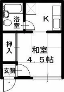 ルピナスHARU【106号室】の間取り