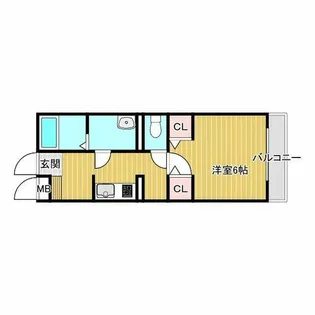 MONASO甲子園口【303号室】の間取り