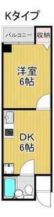 サニーハイツタカヨシ【3階】の間取り
