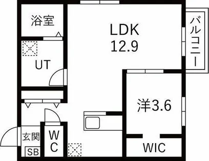 ユニオーネ豊田本町【1階】の間取り