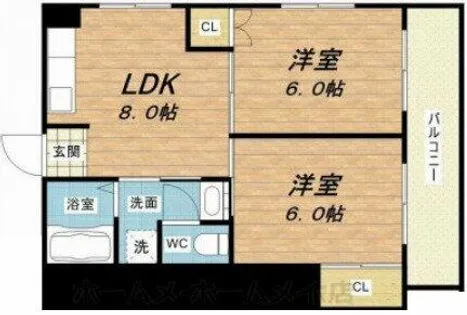 原ハイツ【2階】の間取り