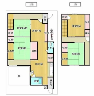 兵庫県姫路市網干区新在家【一戸建】の間取り