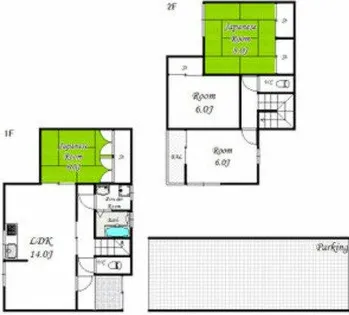 大阪府羽曳野市島泉5丁目【一戸建】の間取り