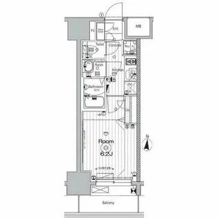 メイクス矢場町【10階】の間取り