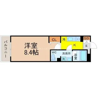 オークスクエア吹上【3階】の間取り