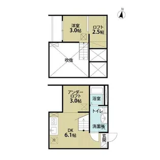 セジョリシュシュ【1階】の間取り