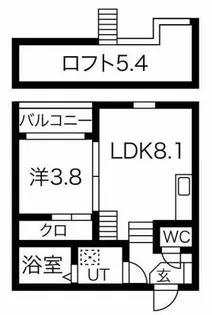 ステージ香呑町【2階】の間取り