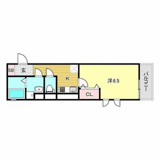 MONASO甲子園口【1階】の間取り