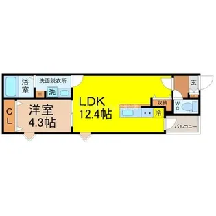 BC生駒C【3階】の間取り