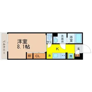 リブリ・Garden Quartz【2階】の間取り
